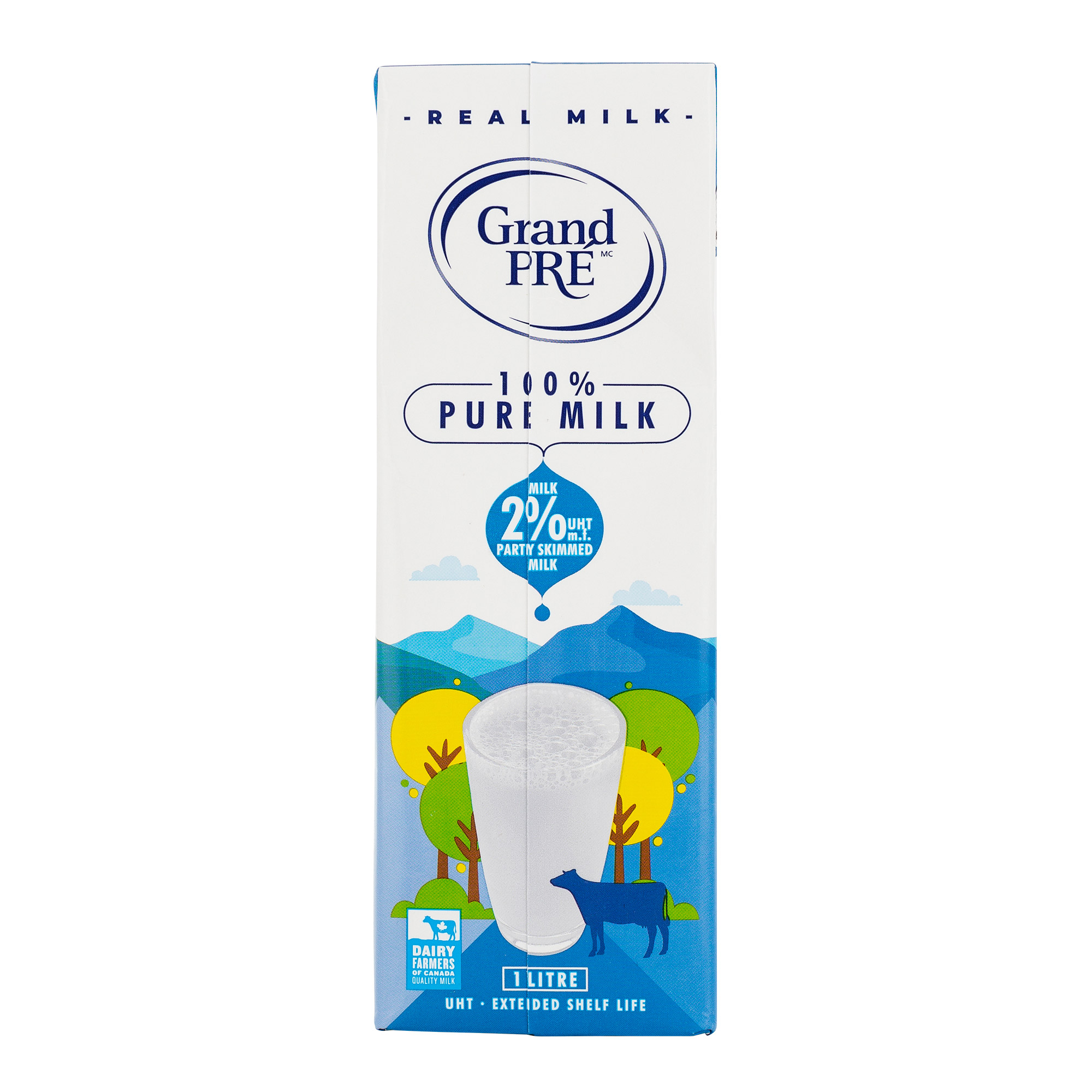 Grand Pré UHT Milk, 6 × 1 L