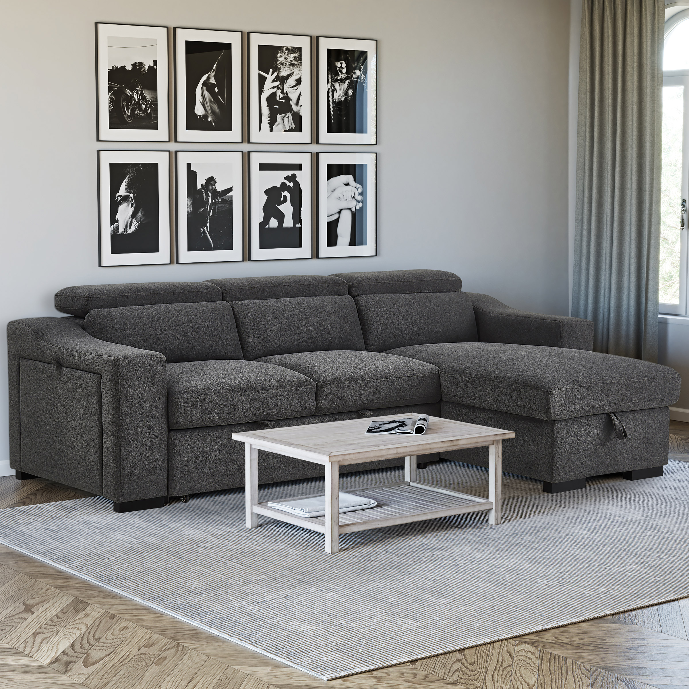 Best HD Pictures about  Costco Pull Out Sectional  with No AI Images