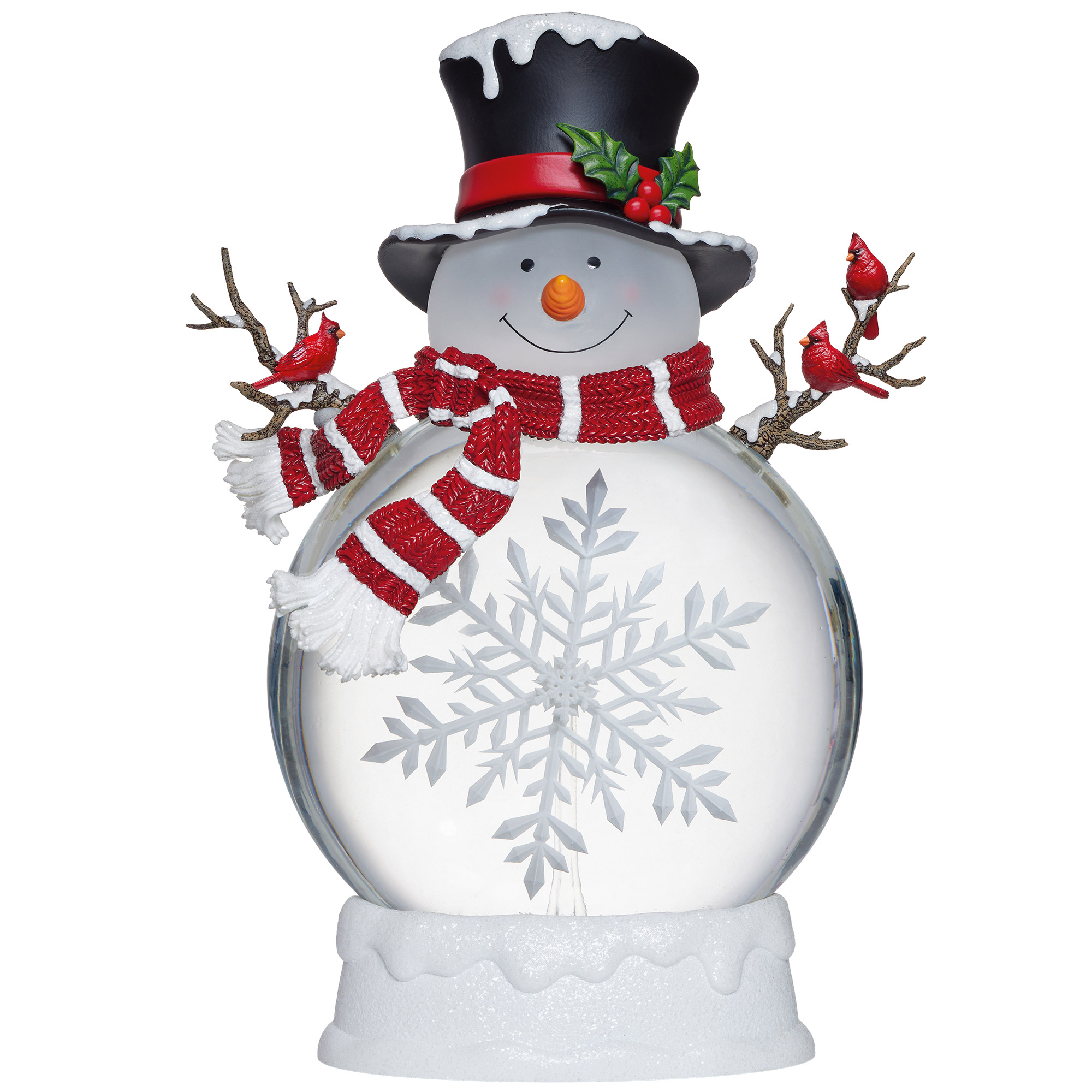 45.7 cm (18 in.) Holiday Snowman with Glitter and LED Lights | Costco