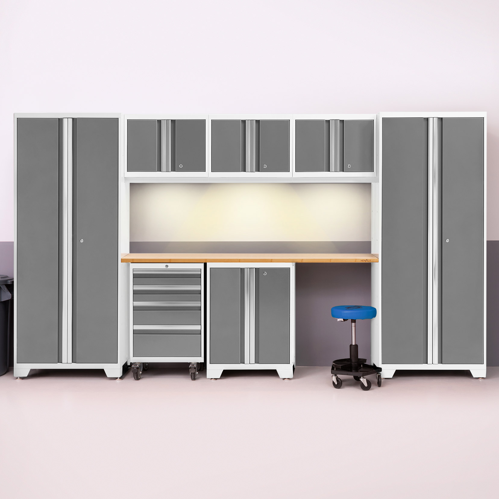 NewAge Products Bold Series 8-piece Cabinet Set