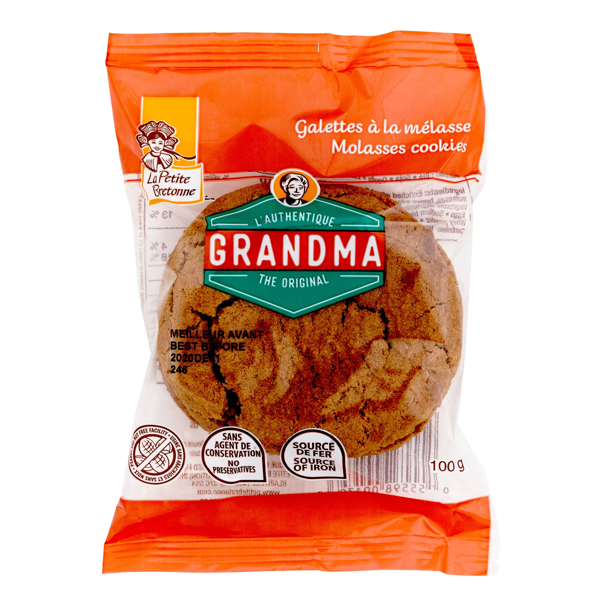 L’authentique Grandma - Galettes à la mélasse, 1,2 kg