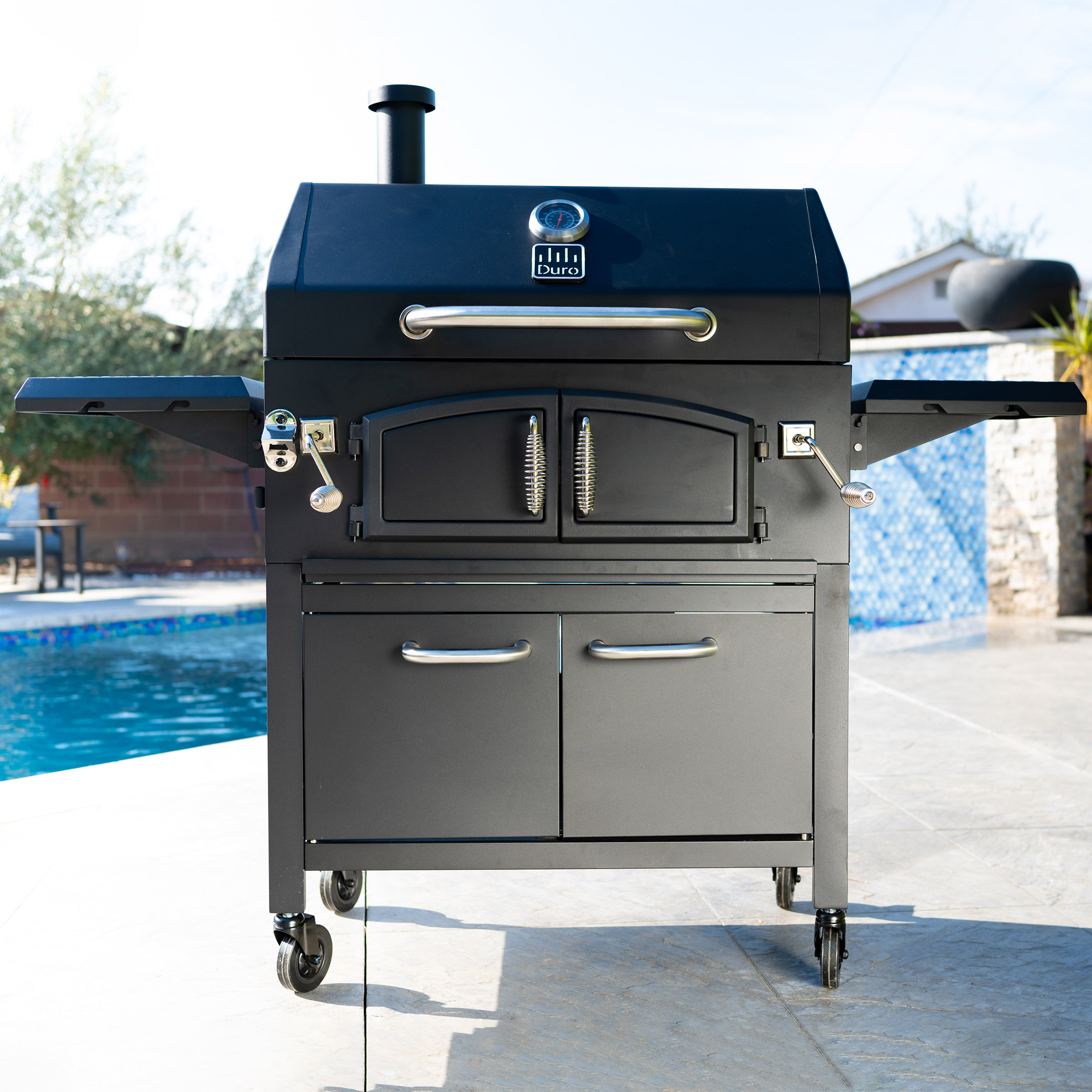 Duro 32 inch Dual Zone Charcoal BBQ | Costco