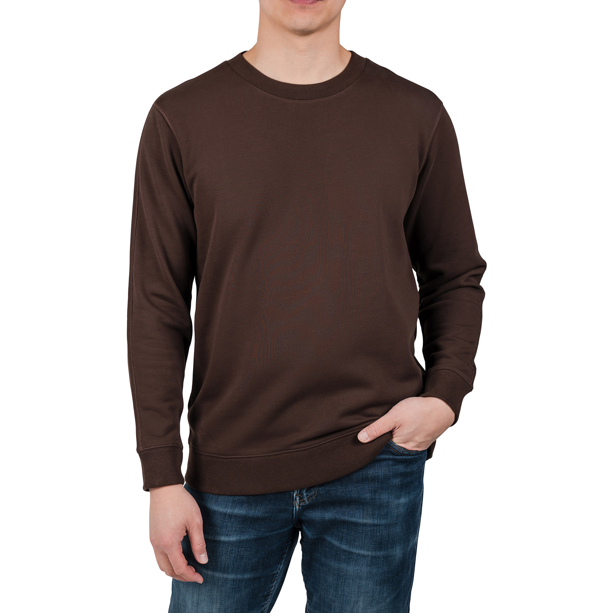 Rough Dress Men's French Terry Crew Sweatshirt