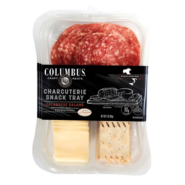 COLUMBUS CALABRESE SNACK TRAY 3/3.2 0Z