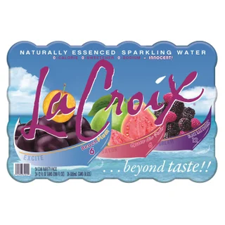 La Croix Sparkling Water, Beach Plum, Guava Sao Paulo and Black Razz Berry Variety Pack, 12 fl oz, 24-count