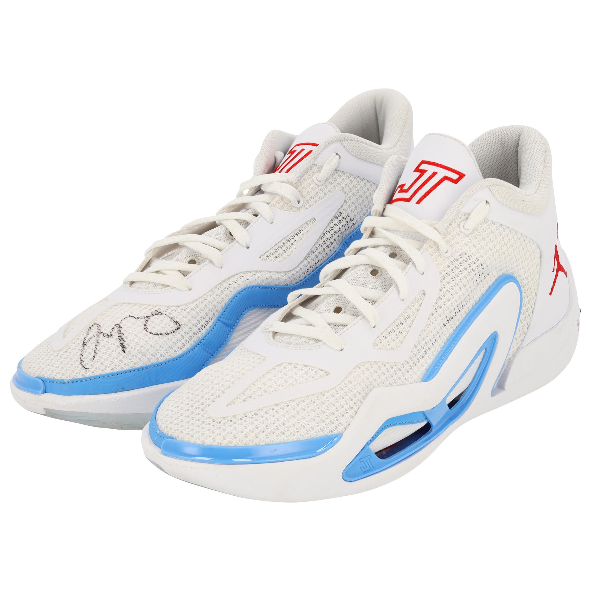 Jayson Tatum Boston Celtics Autographed Game-Used White and Blue