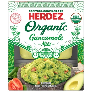HERDEZ ORGANIC GUACAMOLE 3/10 OZ (1.87 LBS)