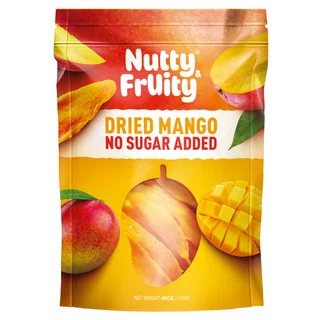 NUTTY & FRUITY DRIED MANGOES 40 OZ
