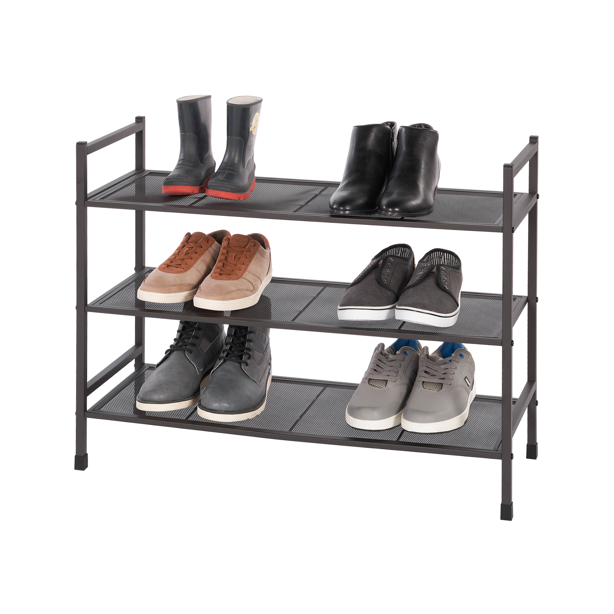 Neatfreak 3-tier Stackable Metal Shoe Rack | Costco