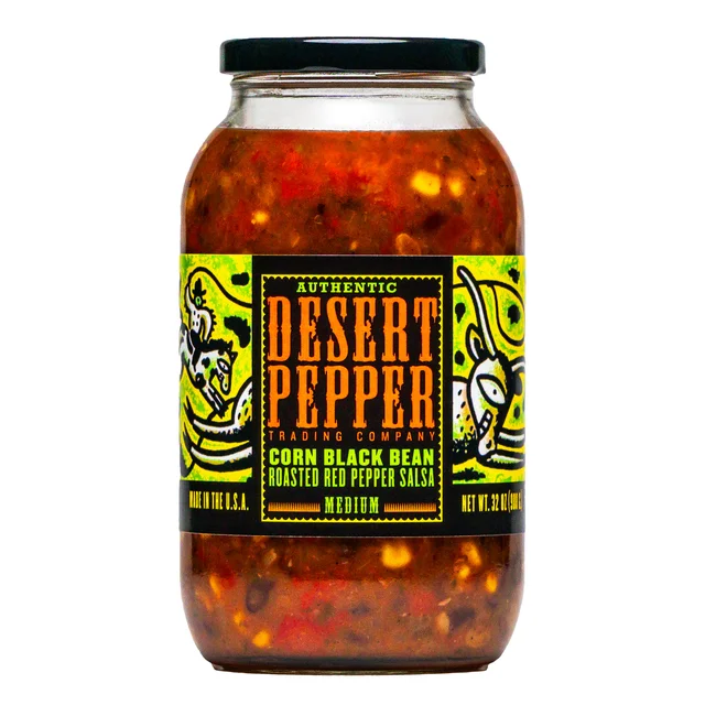 DESERT PEPPER TRADING CORN/BLACK BEAN SALSA 32 OZ