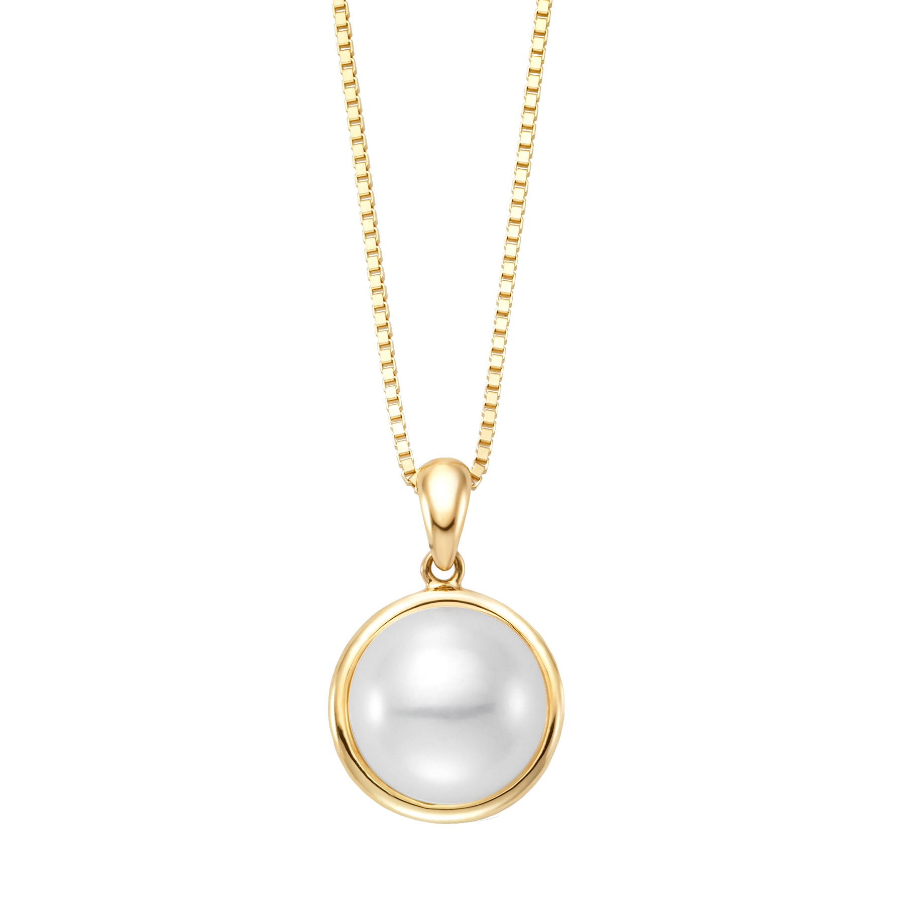 9 – 10 mm Cultured Freshwater Pearl Pendant