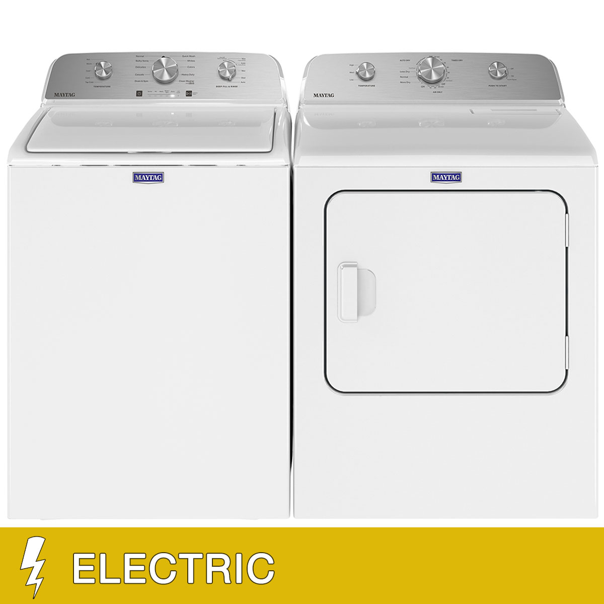 Maytag 4.5 cu. ft. Top Load Power Agitator Washer and  7.0 cu. ft. ELECTRIC Dryer Package