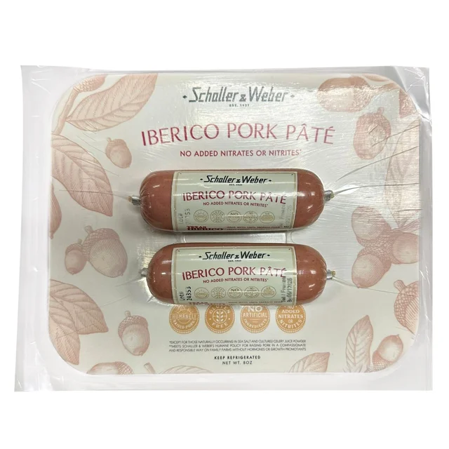 SCHALLER & WEBER IBERICO PORK PATE 2/4 OZ