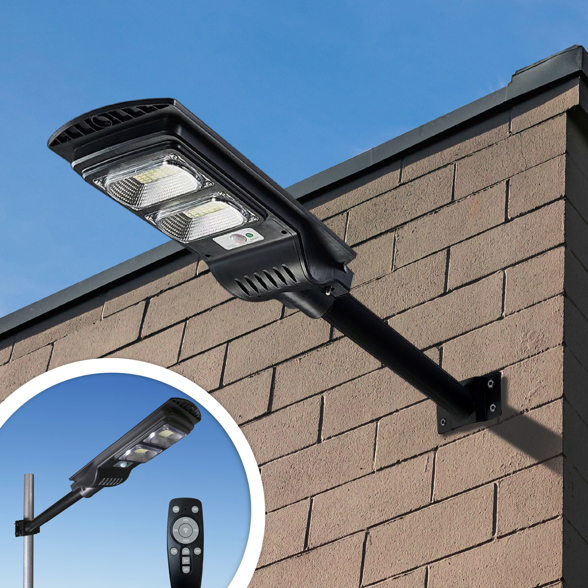 Classy Caps Solar Security Street Light