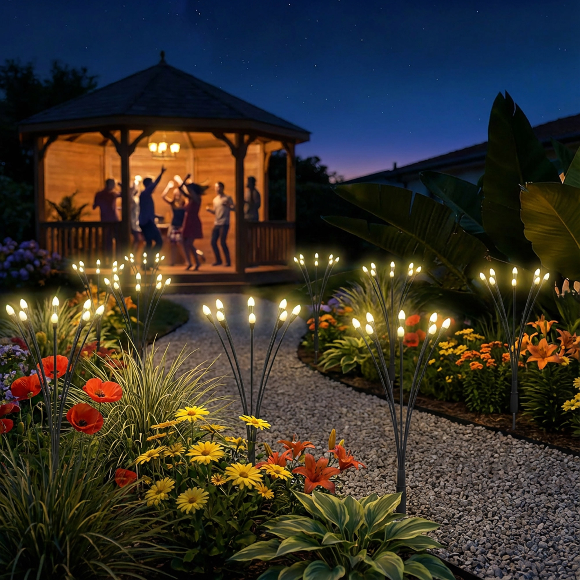 Fresh Source Solar Firefly Landscape Lights | Costco