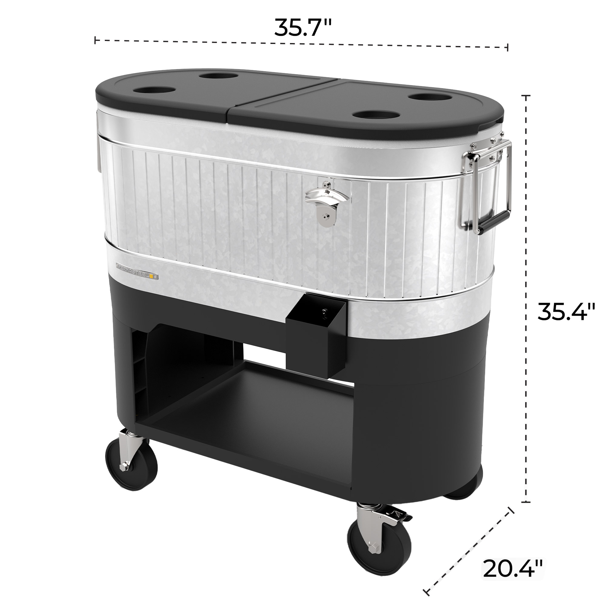 Permasteel Rolling Cooler - Thumbnail 5