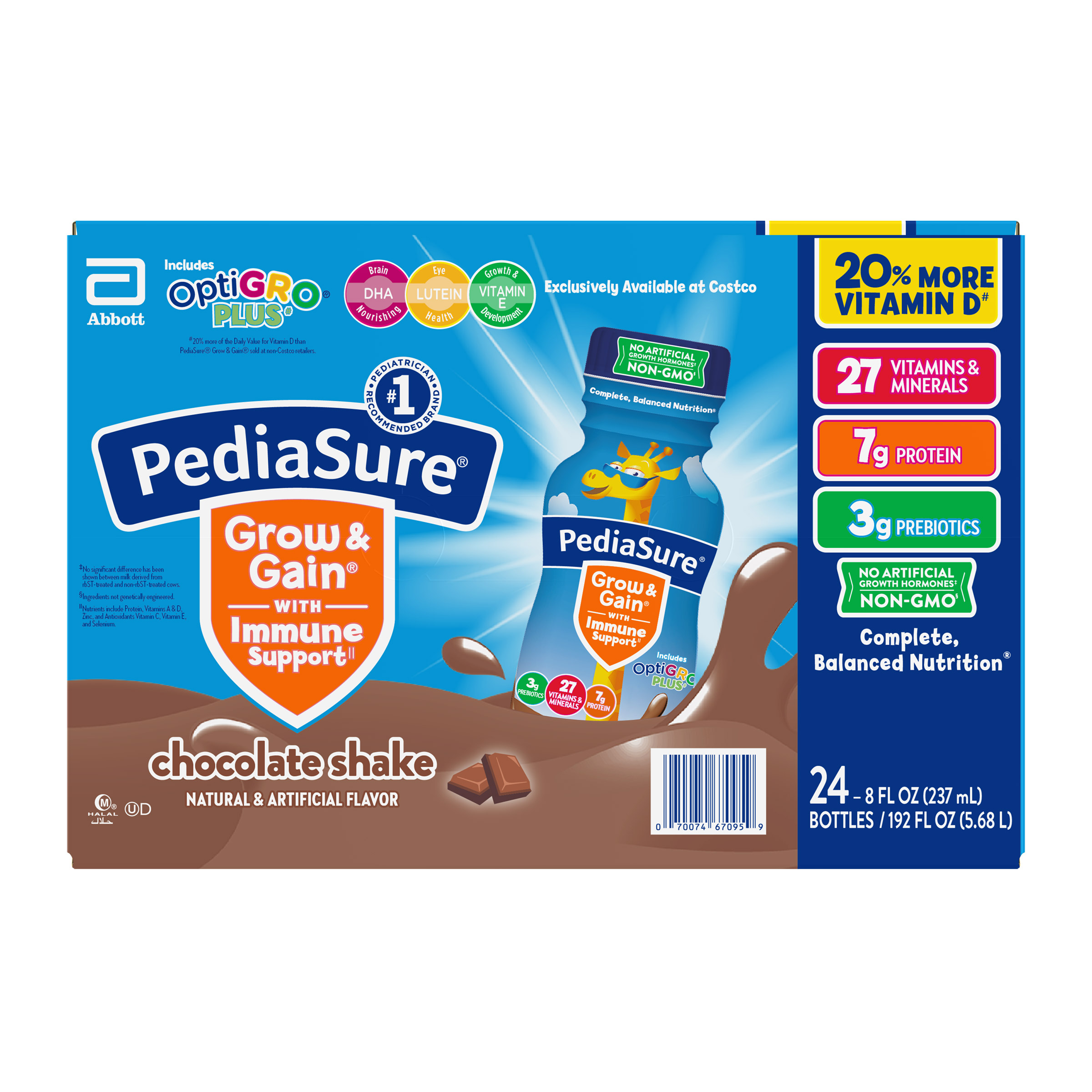 PediaSure with OptiGRO Plus Kids Shake  8 fl oz  24-count