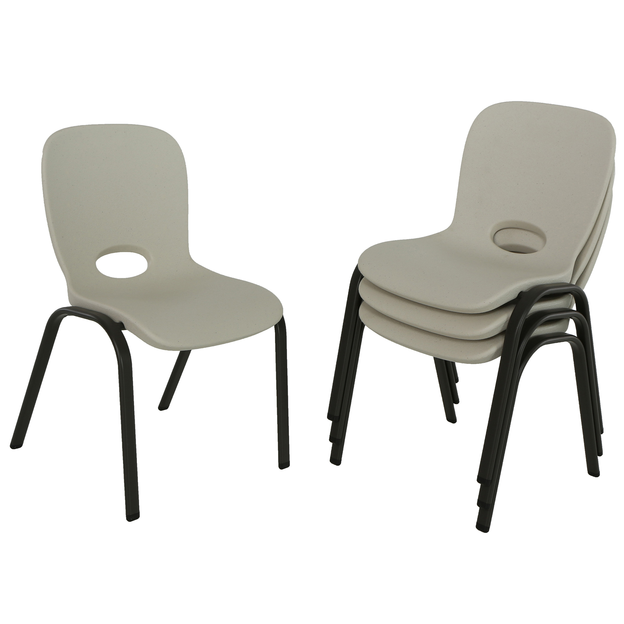 Lifetime Children’s Stacking Chairs, 4-pack