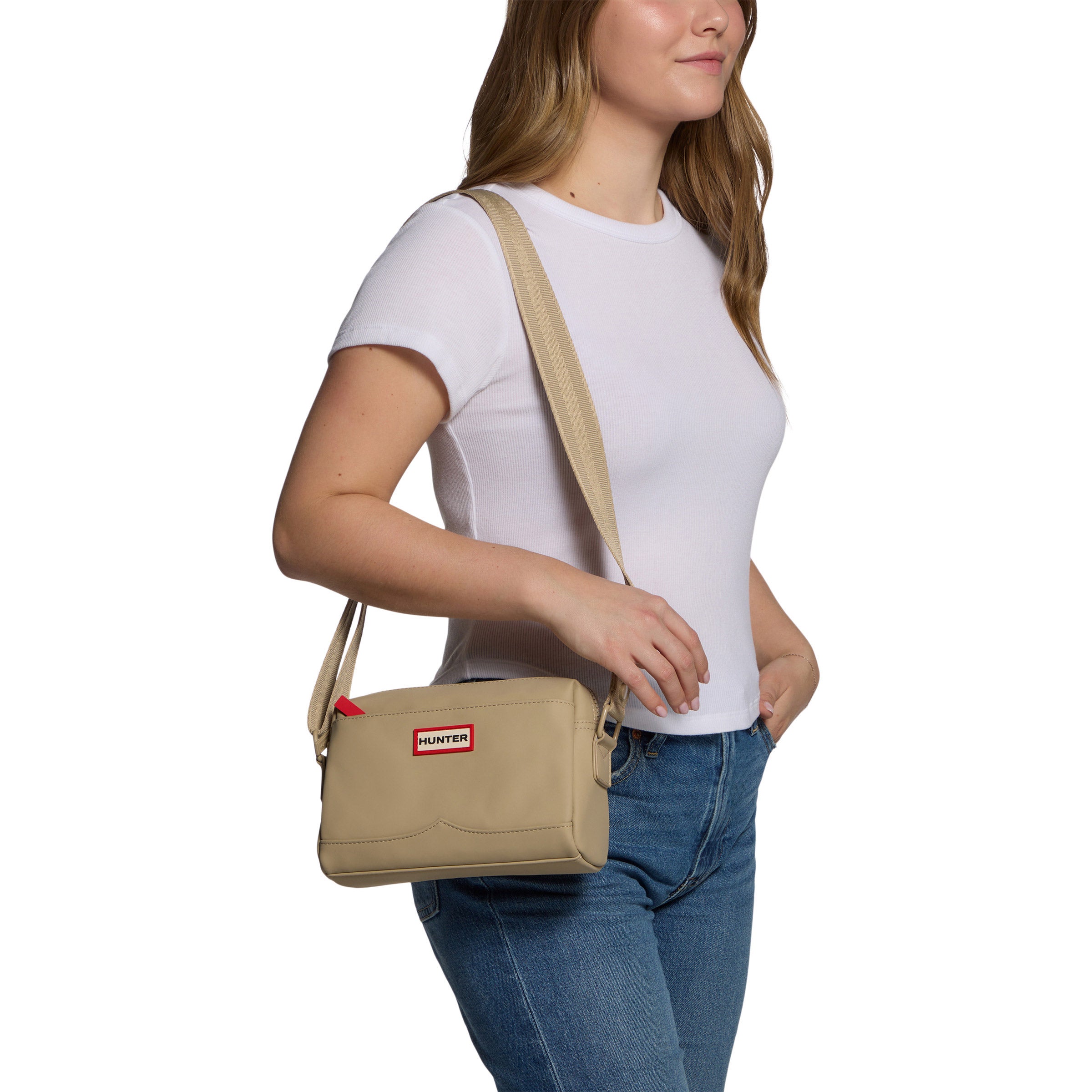 Hunter Women’s Crossbody Bag Adjustable Strap Travel Everyday Purse Black NWT