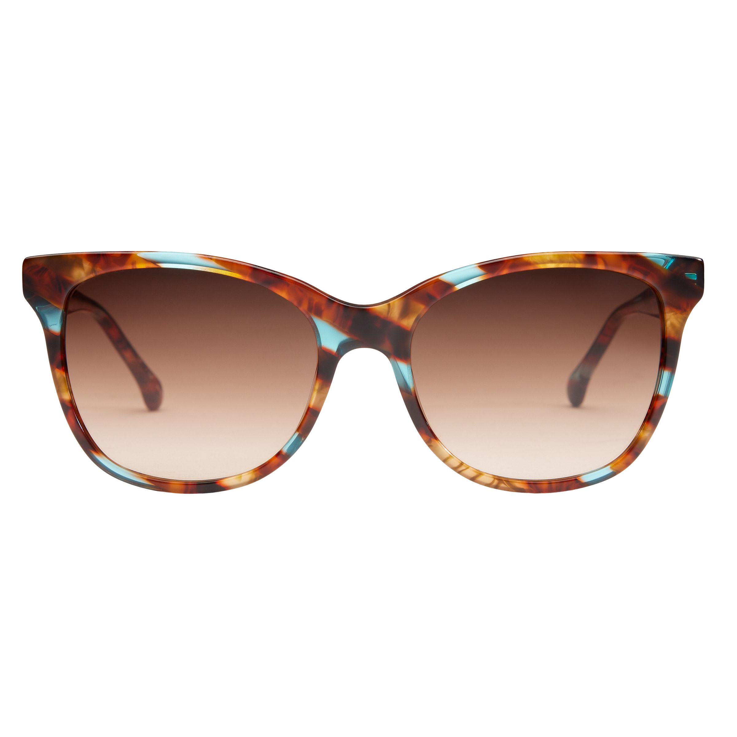 Trina Turk Mallorca Blue Tortoise Brown Sunglasses | Costco