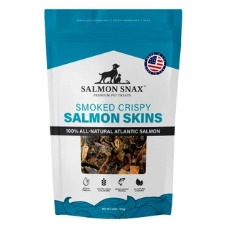 SALMON SNAX SMOKED CRISPY SALMON SKIN 12 OZ