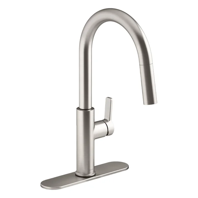 Kohler Rodean Kitchen Sink Faucet, No Sensor, Stainless Steel
