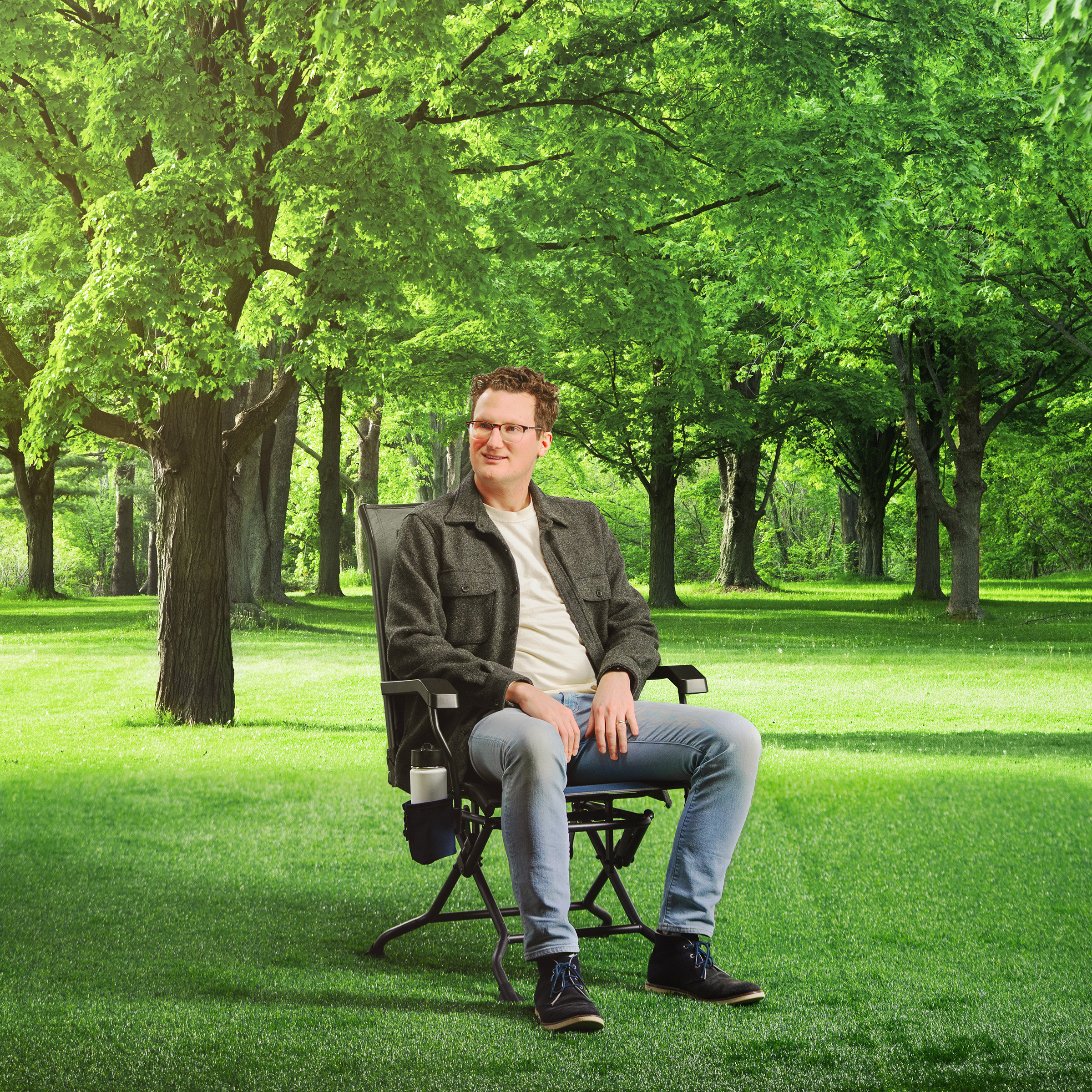 Timber Ridge High Back Glider Chair | Costco