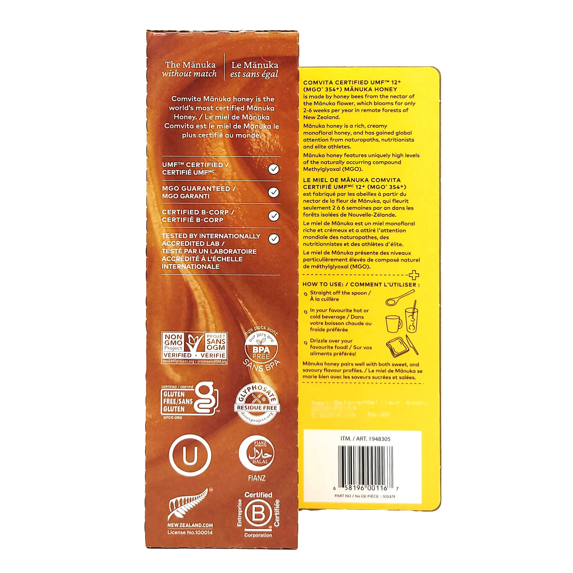 Comvita Manuka Honey UMF 12+ 500 g | Costco