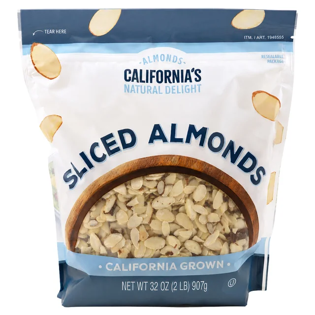 CALIFORNIA SLICED ALMONDS 32 OZ