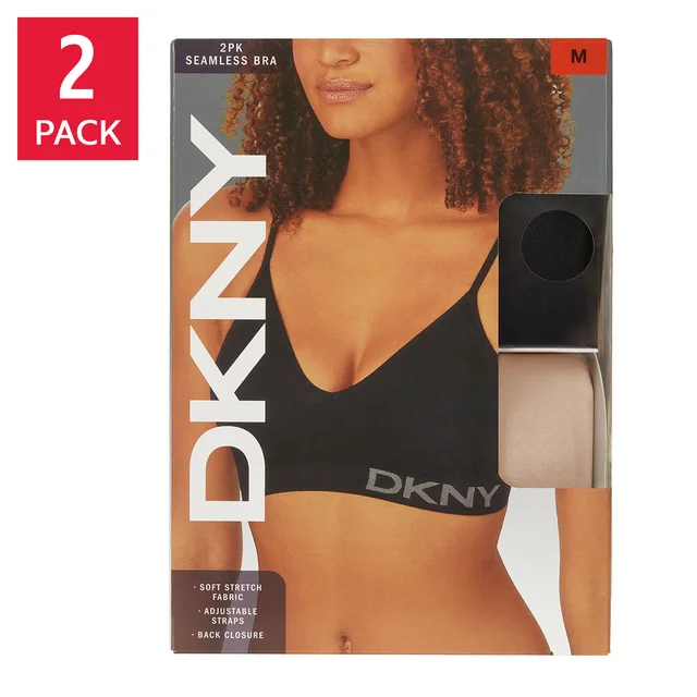 DKNY WOMEN'S SEAMLESS BRA 2PK