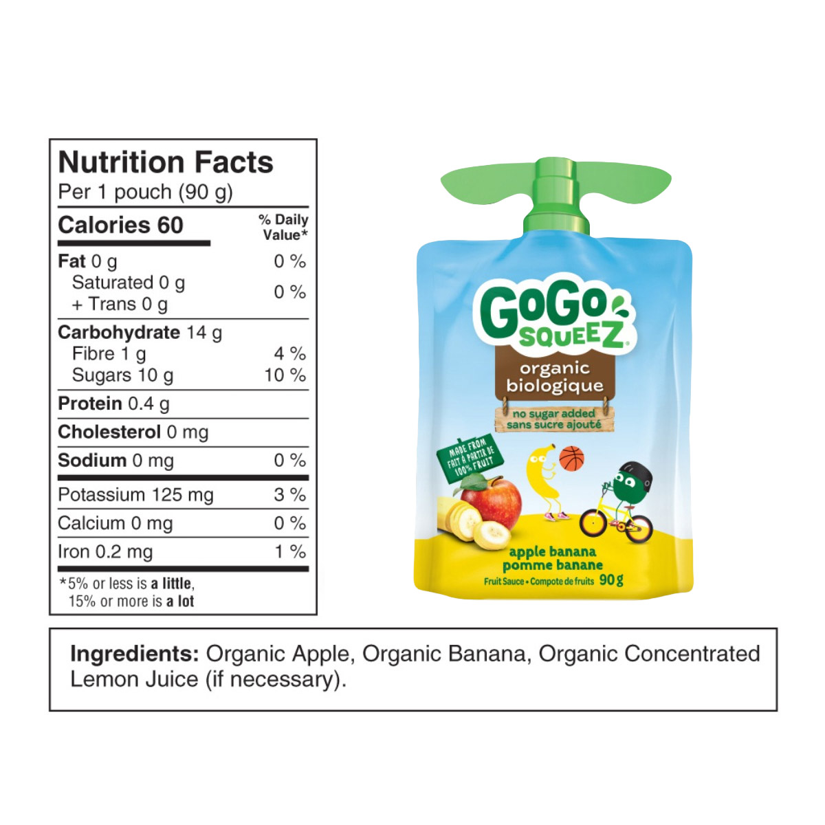 Costcogogo GoGo SQUEEZ Organic Fruit Sauce Variety Pack, 24 x 90 g | Costco
