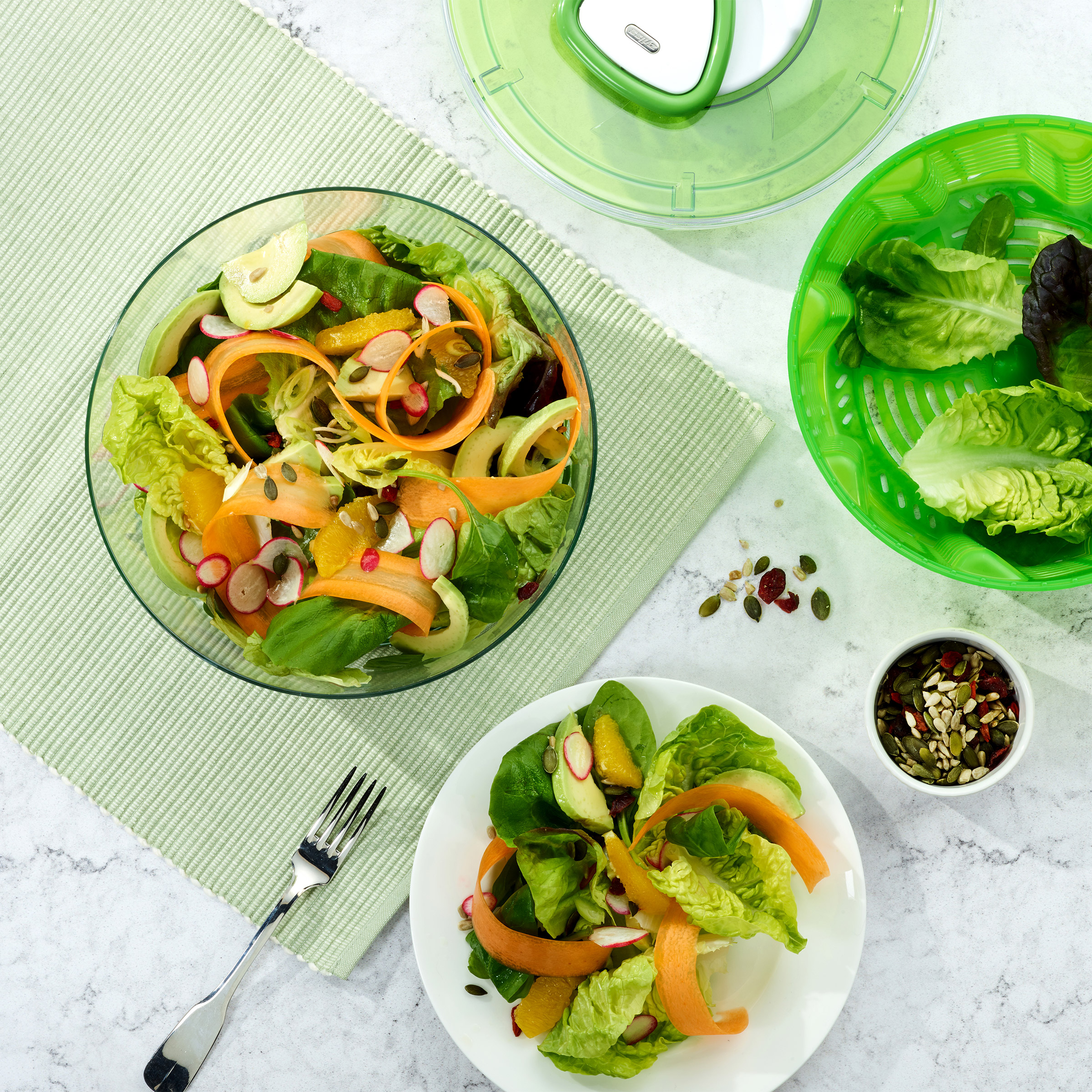 Zyliss Large Salad Spinner With Pull Cord | Costco