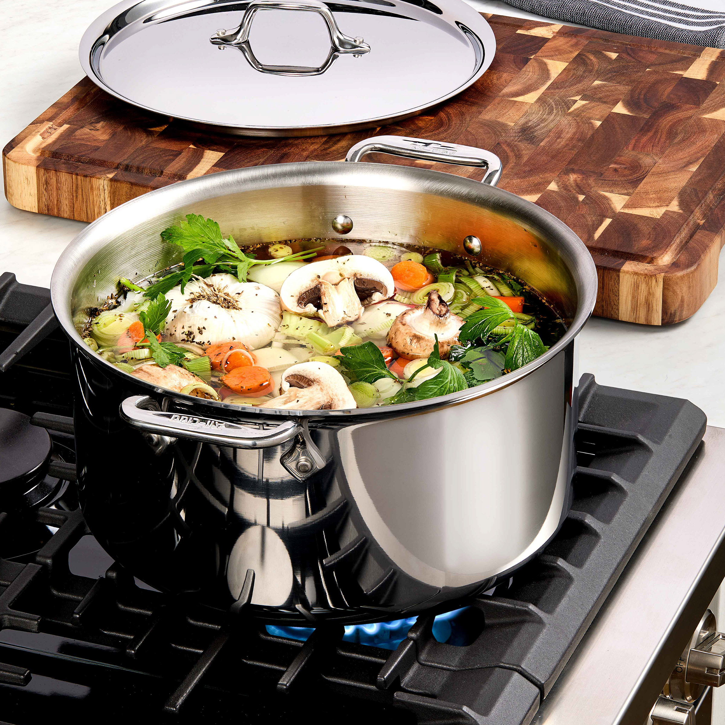 All-Clad D3 Stainless 3-Ply Bonded Cookware, 13-pieces | Costco