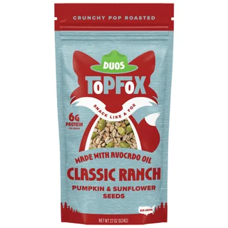 TOP FOX DUOS ORGANIC RANCH SNACKING SEEDS 22OZ
