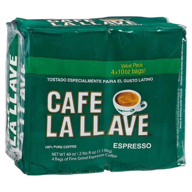 Cafe La Llave Espresso, 10 oz, 4-count