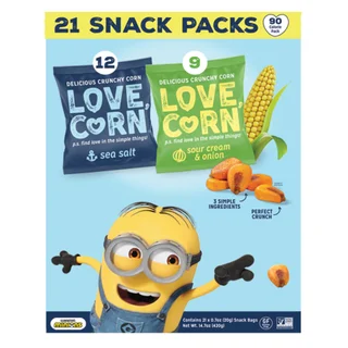 LOVE CORN SEA SALT & SOUR CREAM 21/.7 OZ