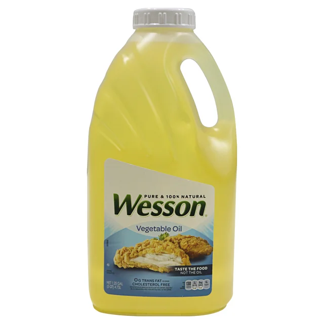 Wesson Pure & 100% Natural Vegetable Oil, 1.25 gal