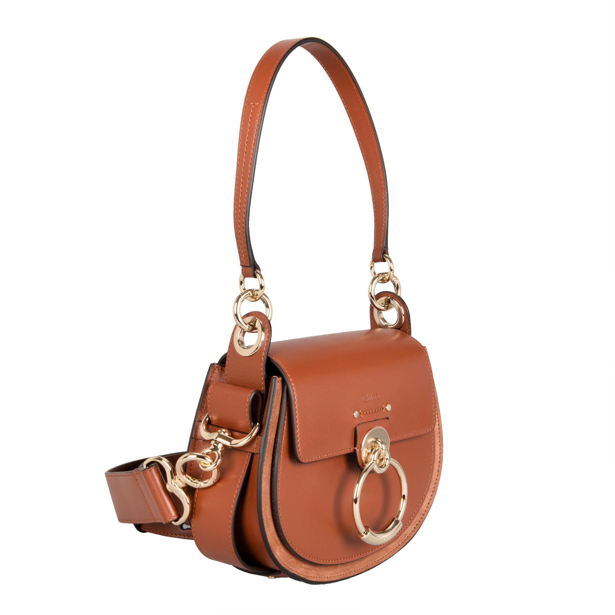 Chloe Tess Small Crossbody Bag, Brown | Costco