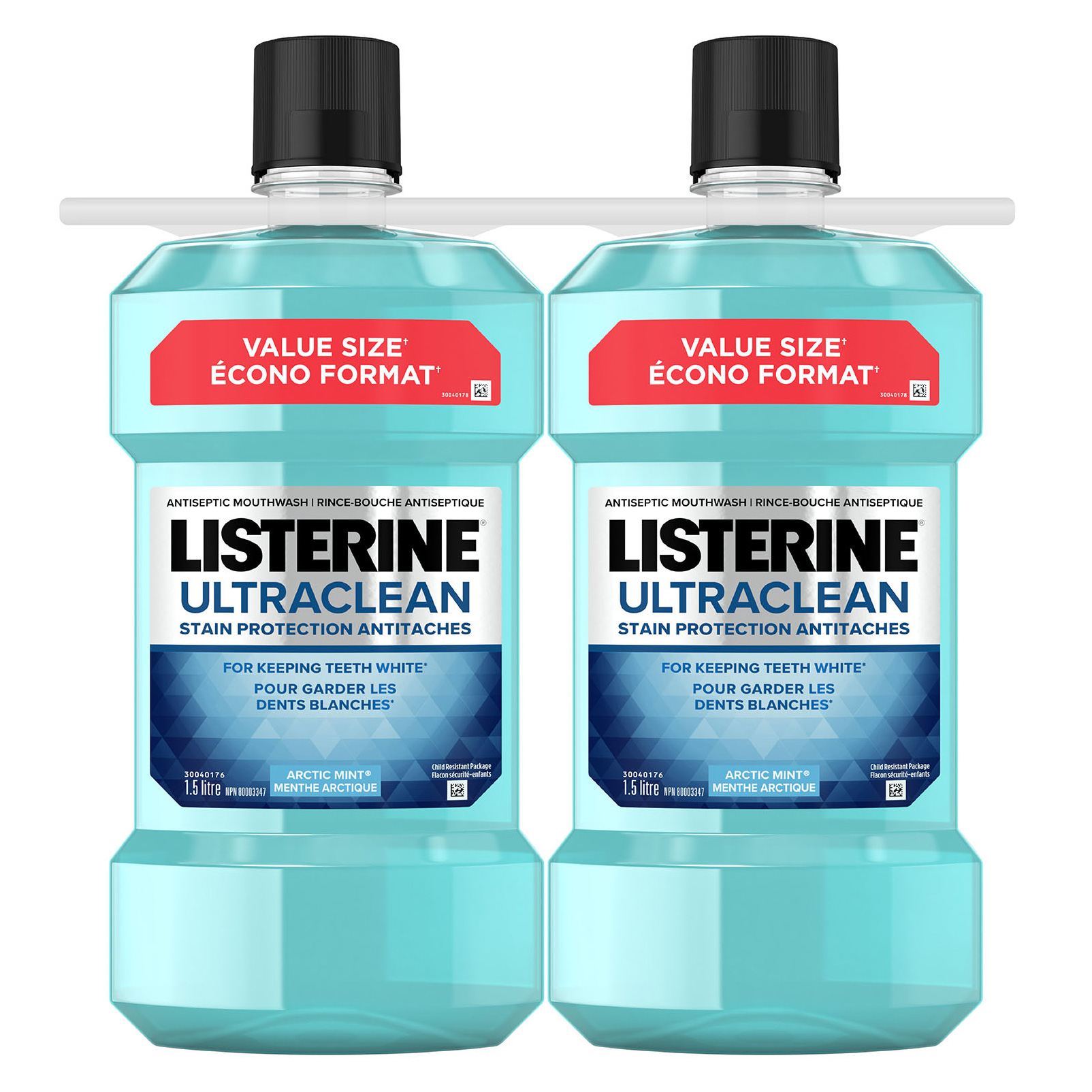 Listerine Ultraclean 1.5 L, 2-pack