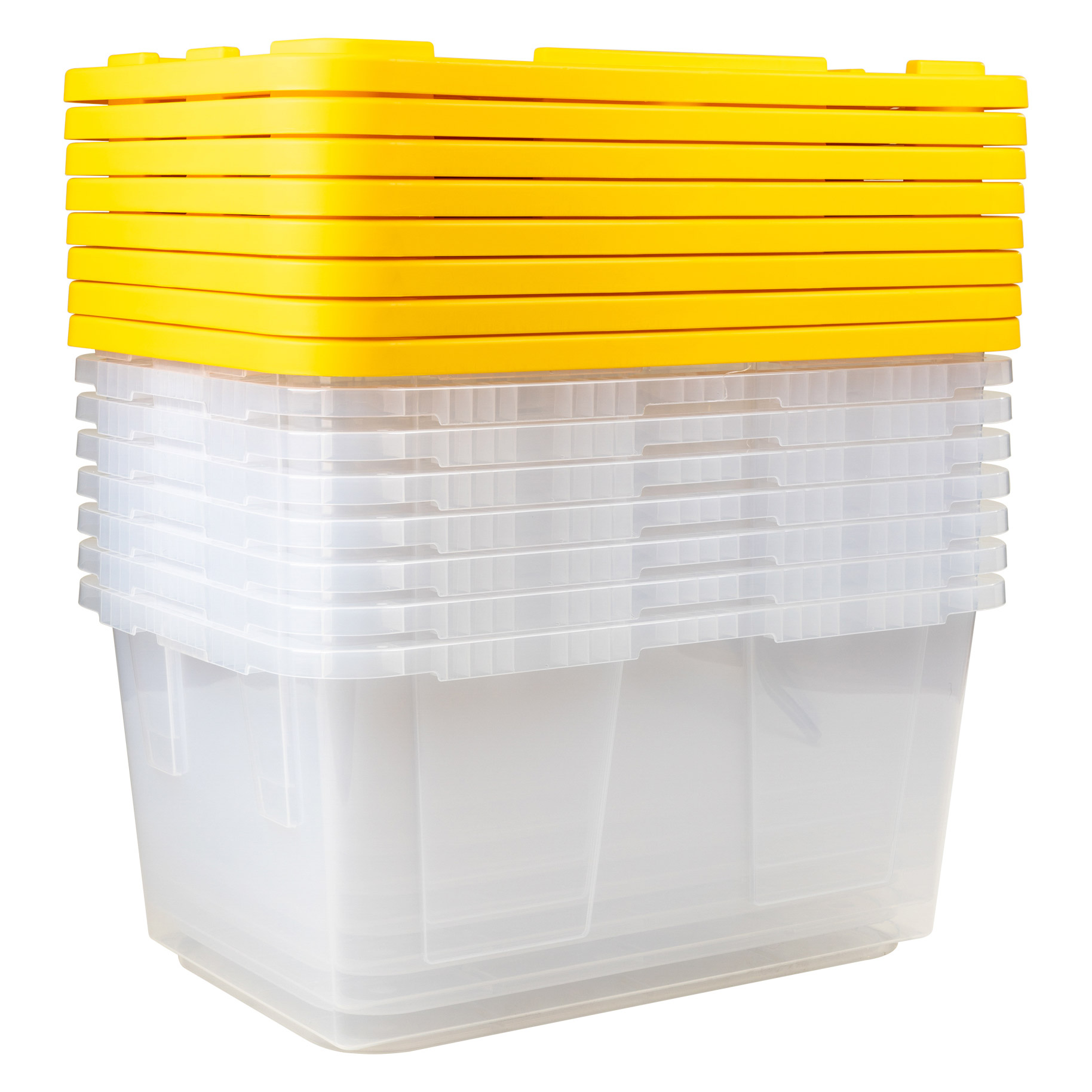 Greenmade 27 Gallon Clear Storage Bin, 8‑pack | Costco