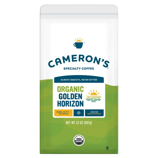 CAMERON'S COFFEE ORGANIC GOLD HORIZON GROUND 2 POUND BAG