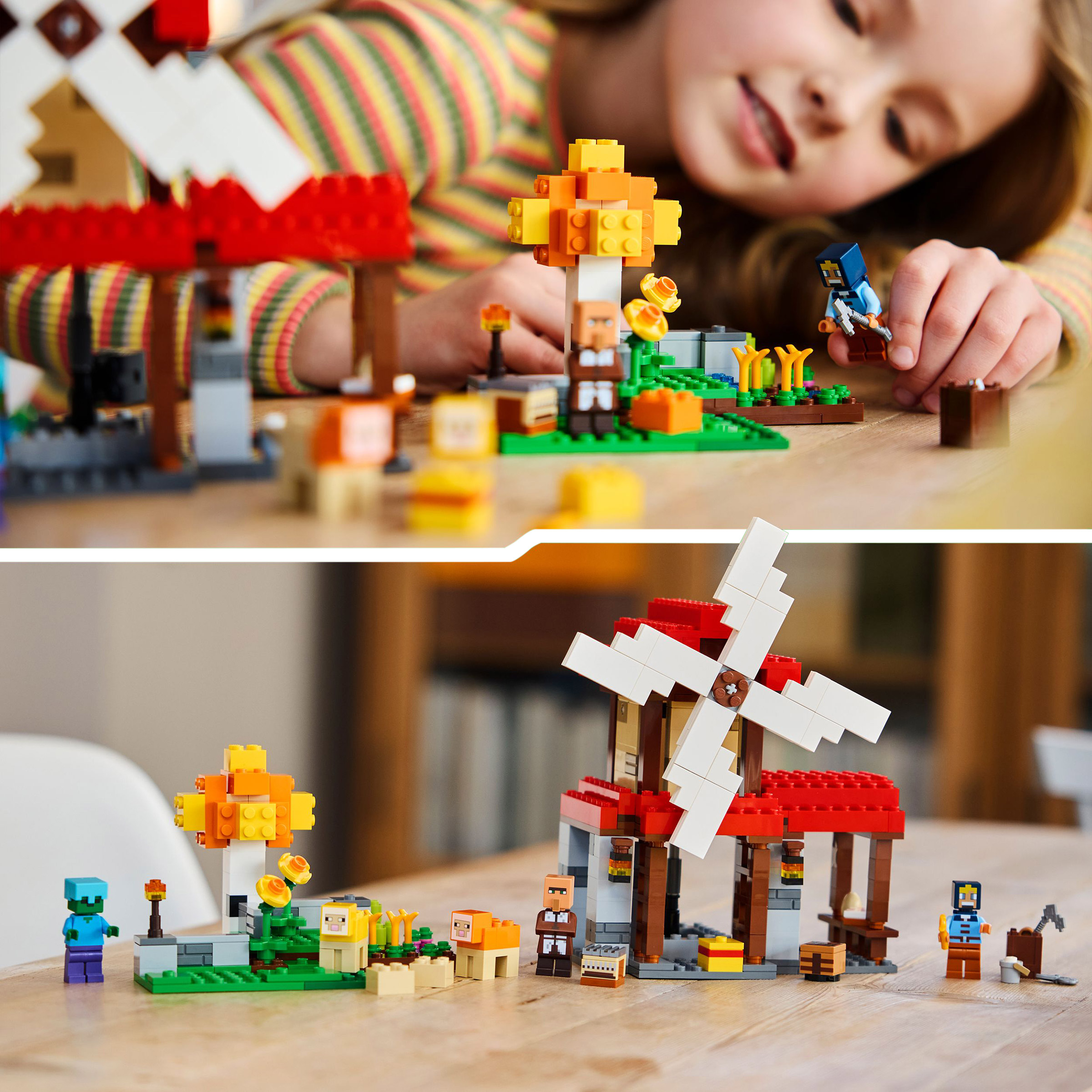 LEGO Minecraft The Windmill Farm Buildable Video Game Toy 21262 | Costco