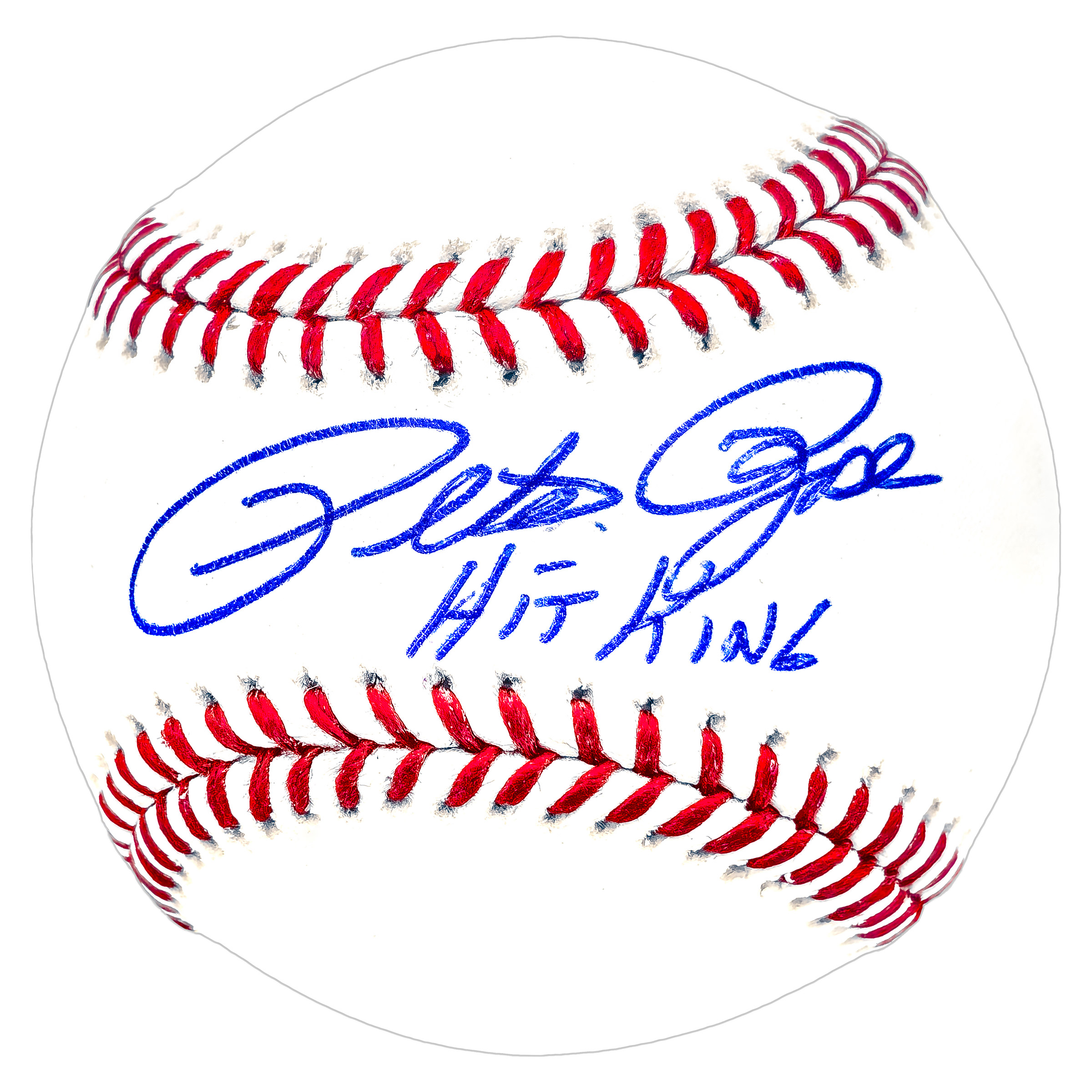 Pete Rose Autographed Official MLB Baseball Cincinnati Reds 
