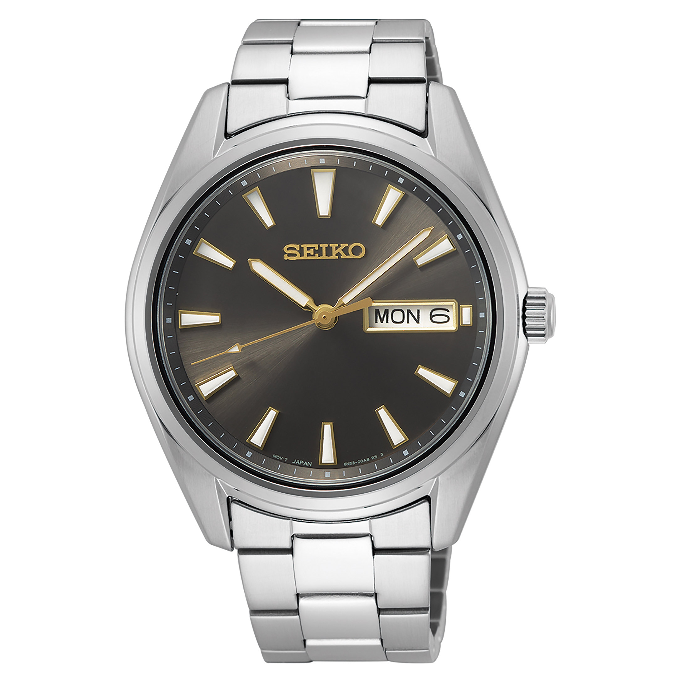 Seiko Dark Grey Dial Men's Watch
