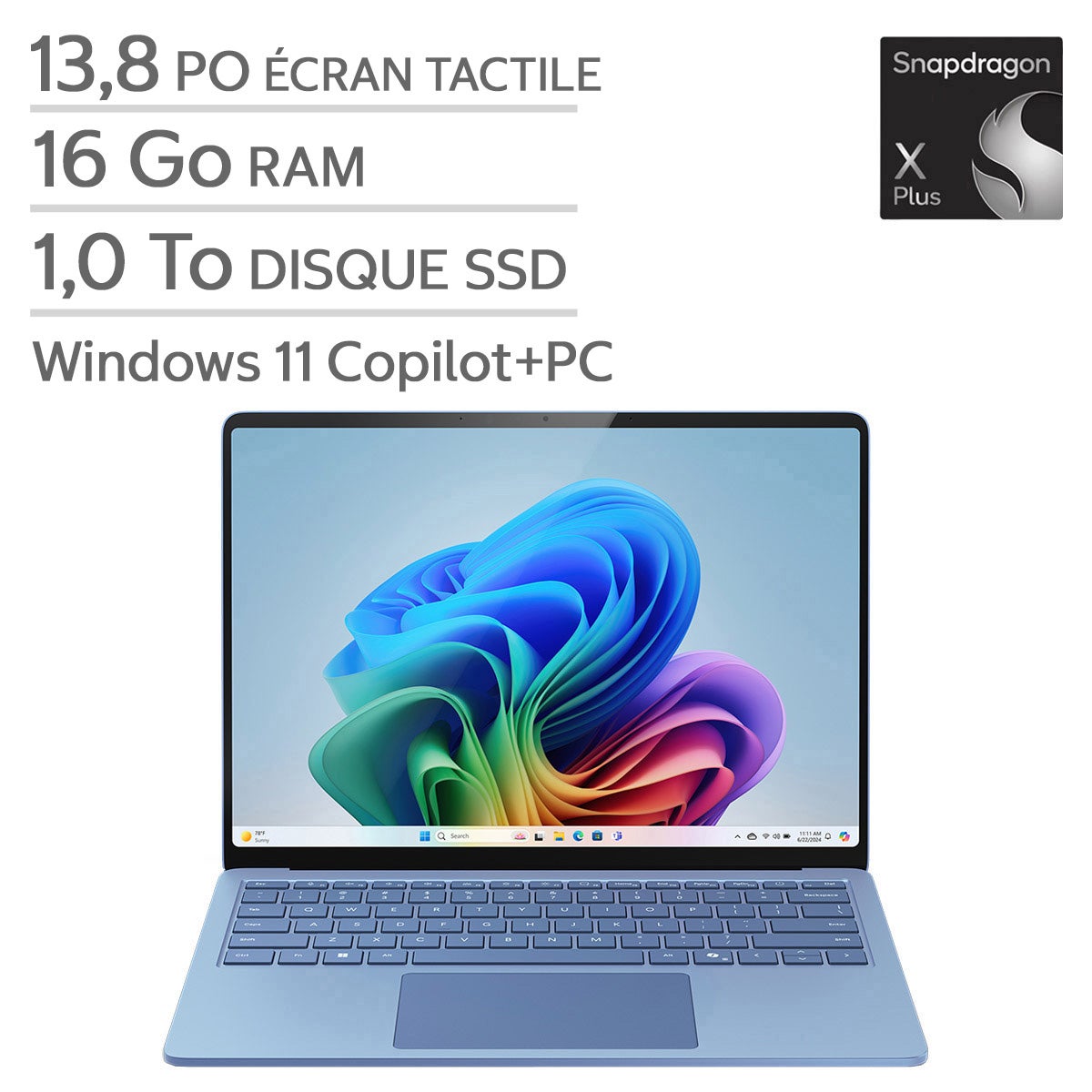 Microsoft Surface Laptop Copilot+ PC 13.8-in. Touchscreen Laptop