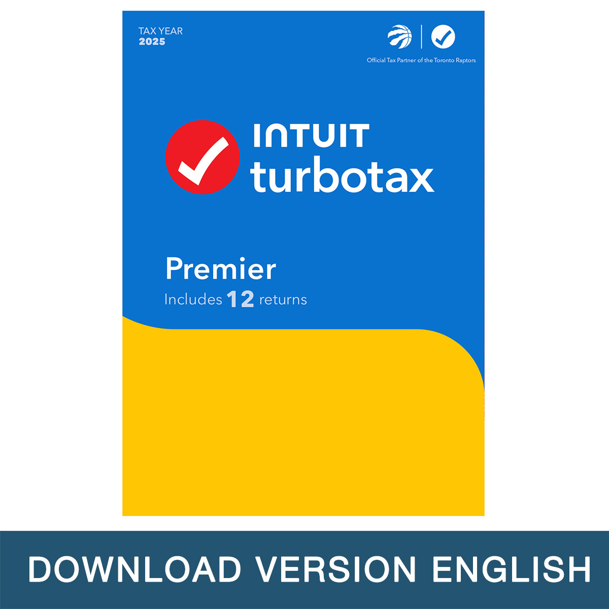 TurboTax Premier 2025 - 12 Returns - English - Windows – Digital Download
