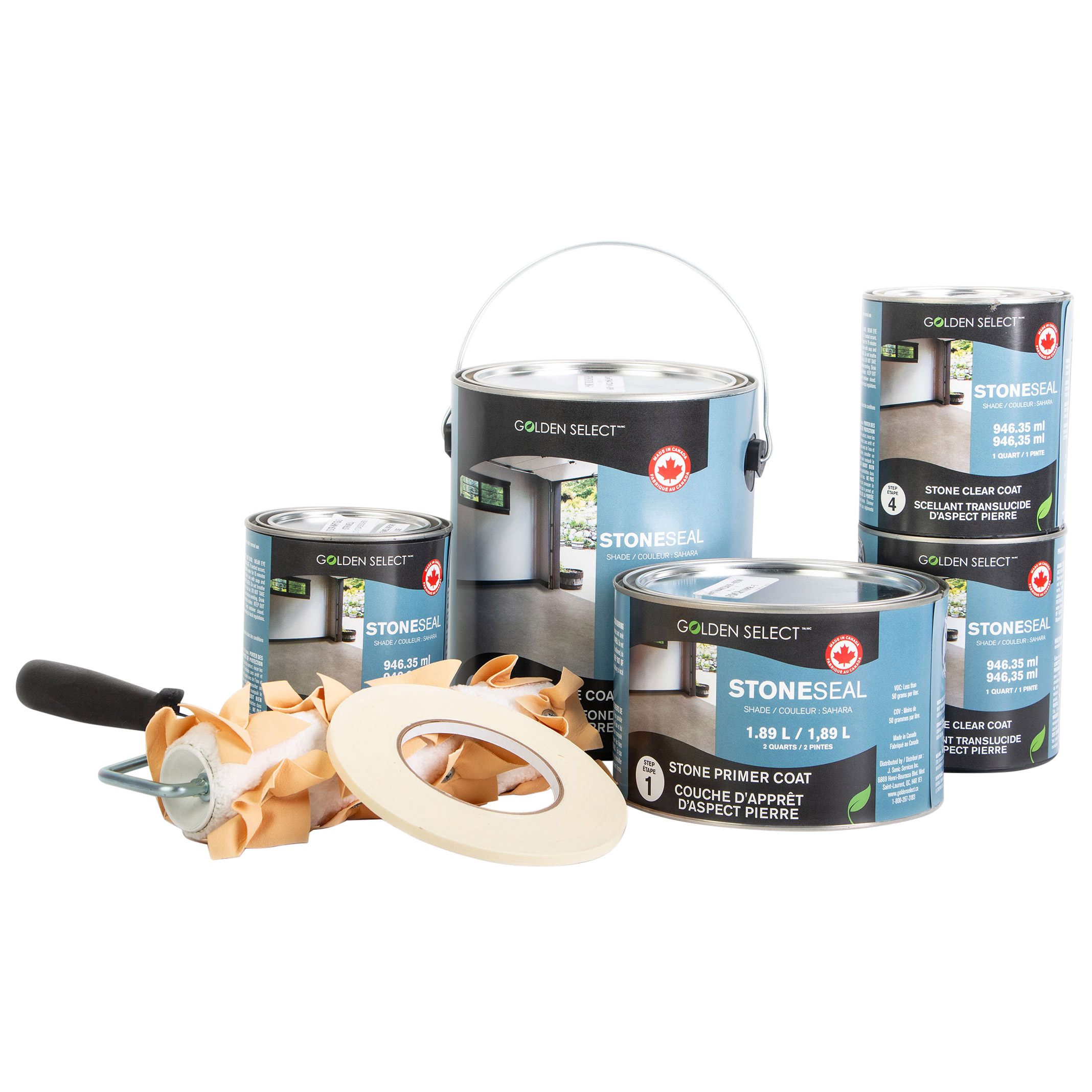 Golden Select Stone Concrete Resurfacing Kit, Sahara