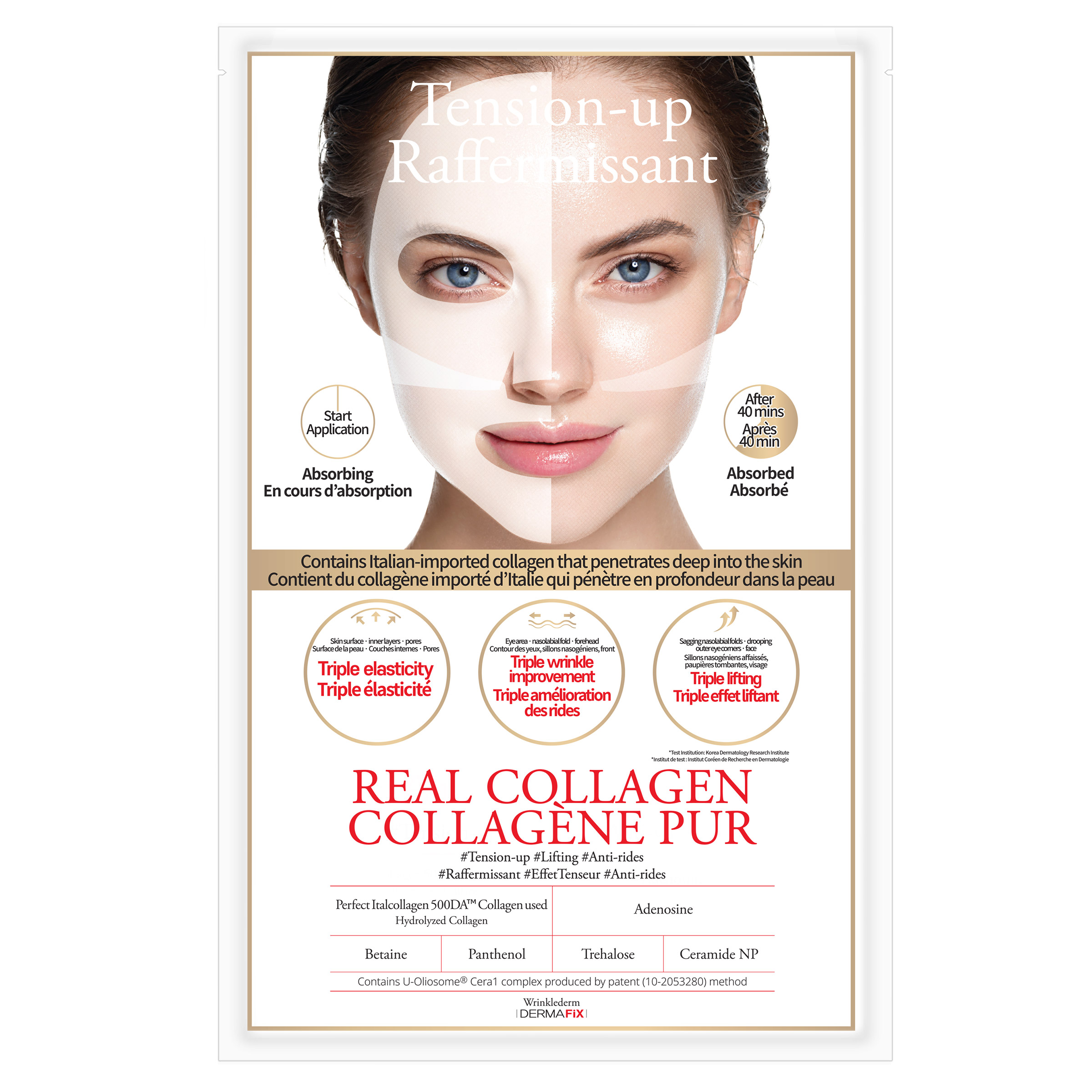 Dermafix Collagen Masks, 8 Masks