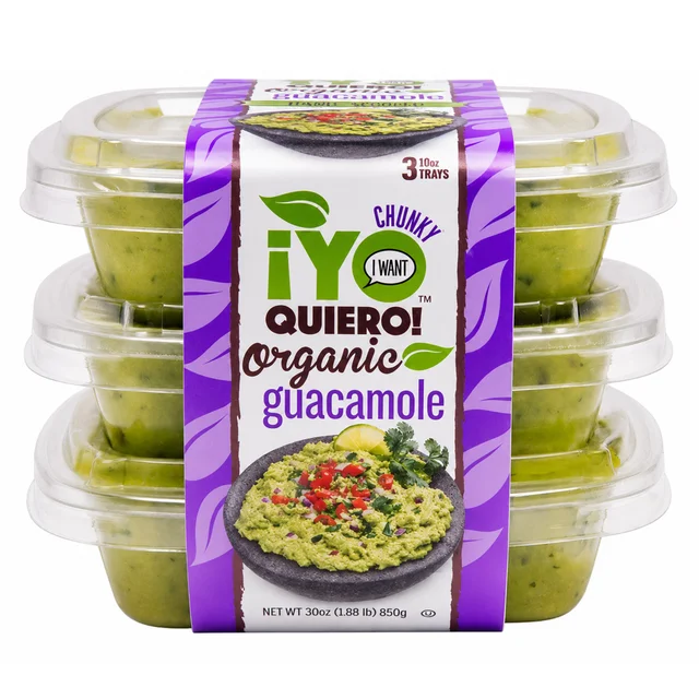 YO QUIERO! ORGANIC GUACAMOLE 3/10 OZ