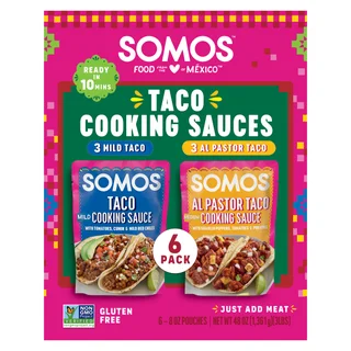 SOMOS SAUCE VARIETY PACK 6/8 OUNCE POUCHES